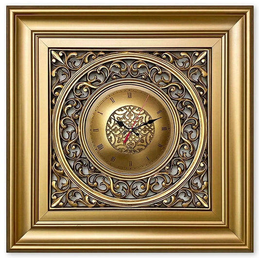 ساعة فاخرة - كبيرة - ذهبي