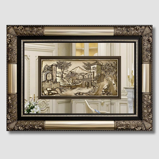 منظر طبيعي فاخر - قرية - فضي - Azizi Design - عزيزي ديزين