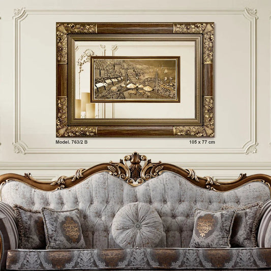 منظر طبيعي فاخر - مظلات - بني - Azizi Design - عزيزي ديزين