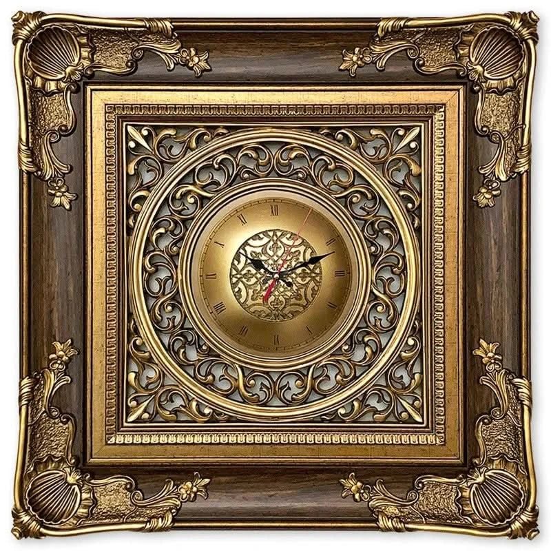 ساعة فاخرة - كبيرة - بني - Azizi Design - عزيزي ديزين