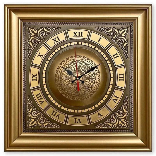 ساعة فاخرة - ذهبي - Azizi Design - عزيزي ديزين