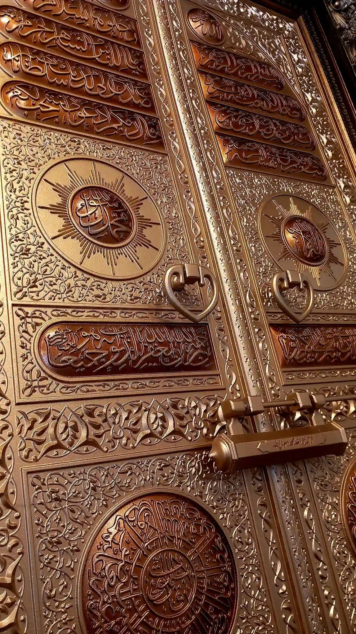 تابلوه باب الكعبة فريم حفر - Azizi Design - عزيزي ديزين