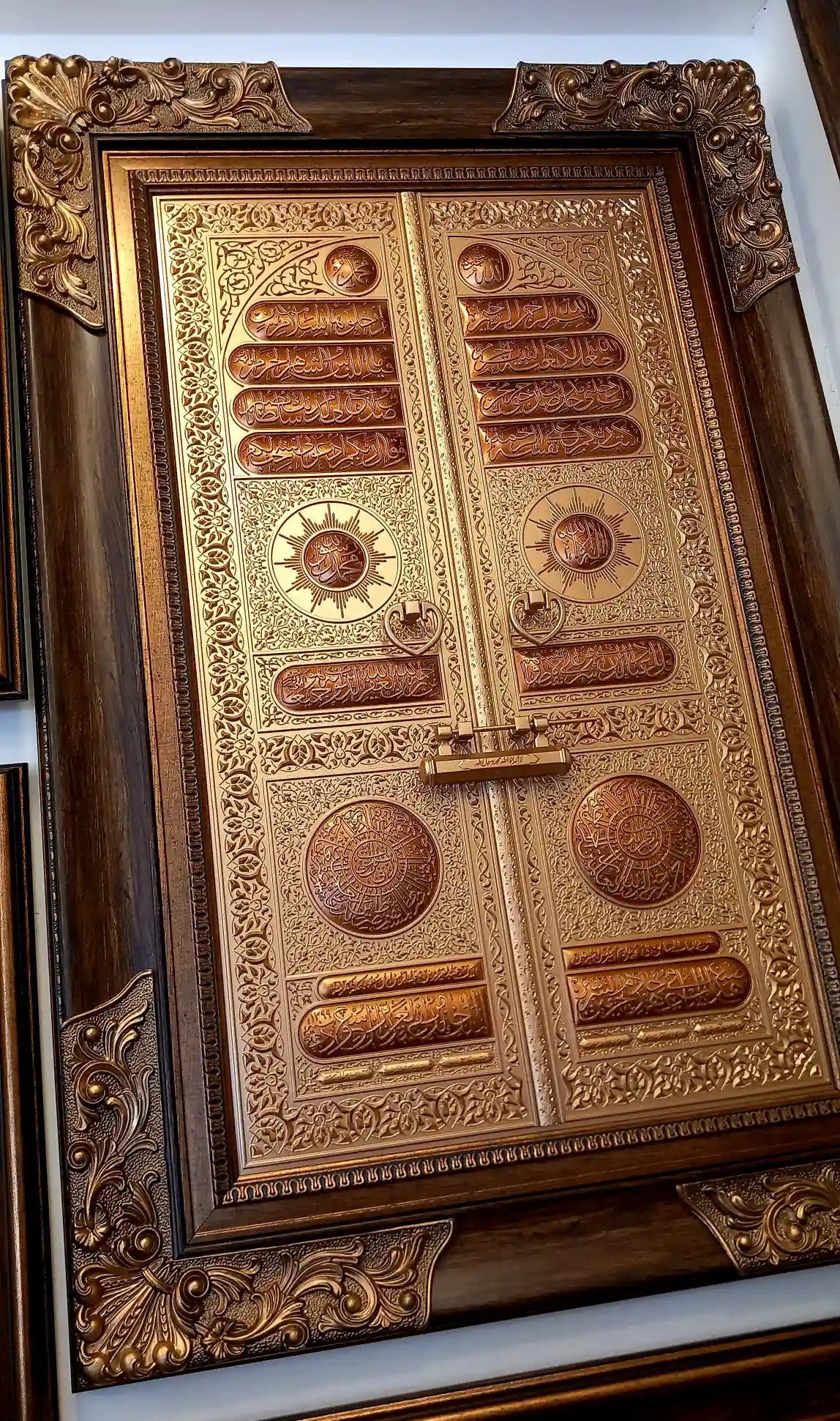 تابلوه باب الكعبة فريم حفر - Azizi Design - عزيزي ديزين