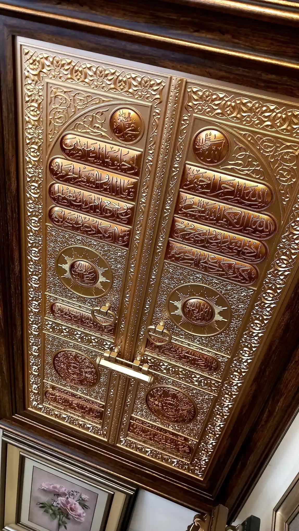 تابلوه باب الكعبة فريم سادة - Azizi Design - عزيزي ديزين