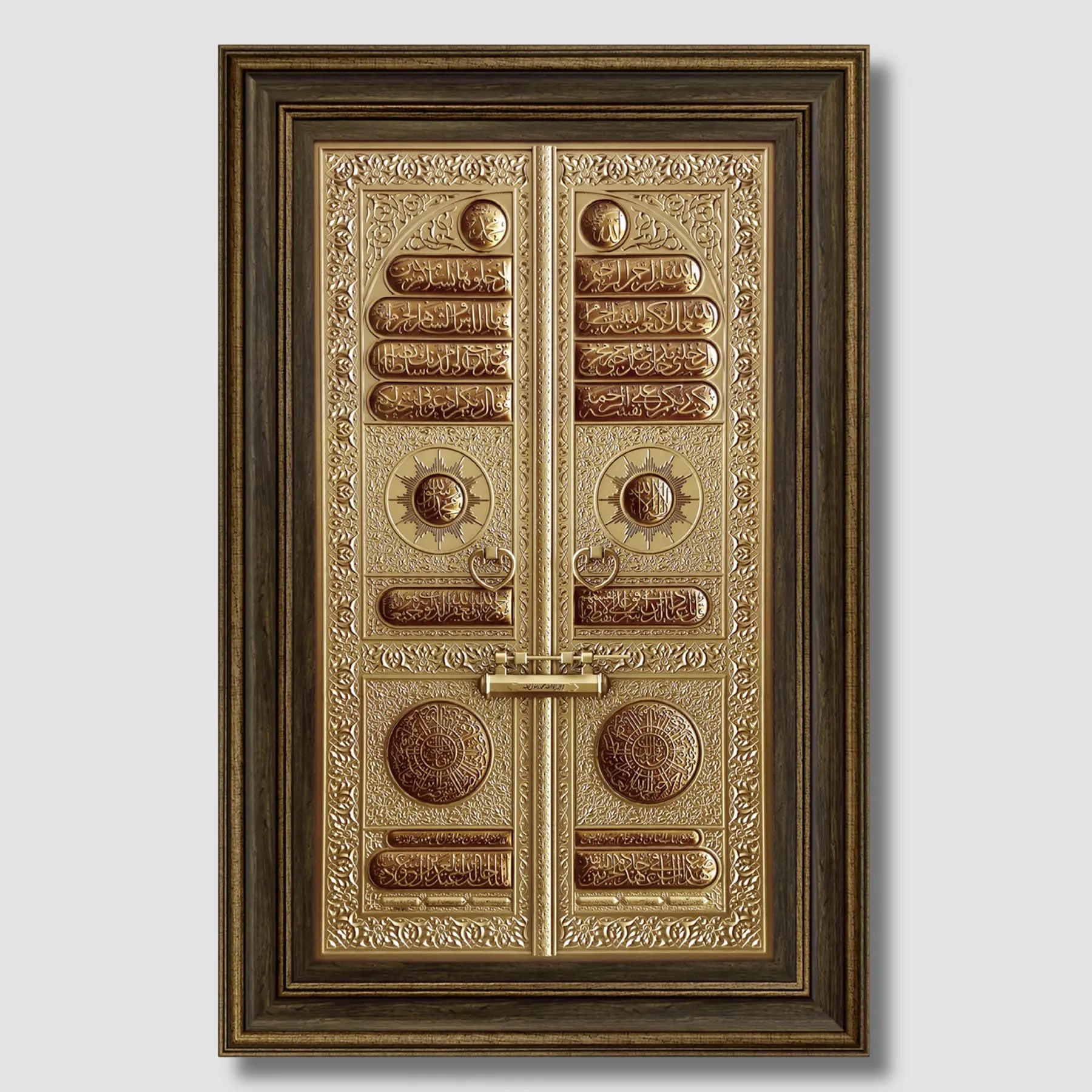تابلوه باب الكعبة فريم سادة - Azizi Design - عزيزي ديزين