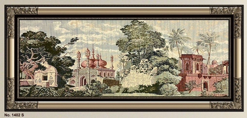 Classic  Goblin Fabric Tableau - Larg- Silver