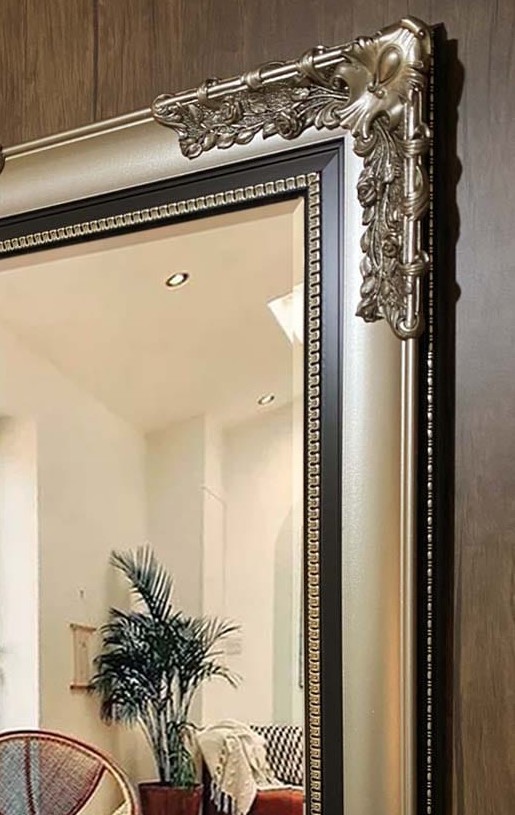 Modern Classic Mirror- Larg - Silver